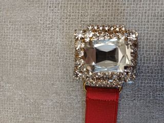 Cintura Sandro Ferrone elasticizzata con strass