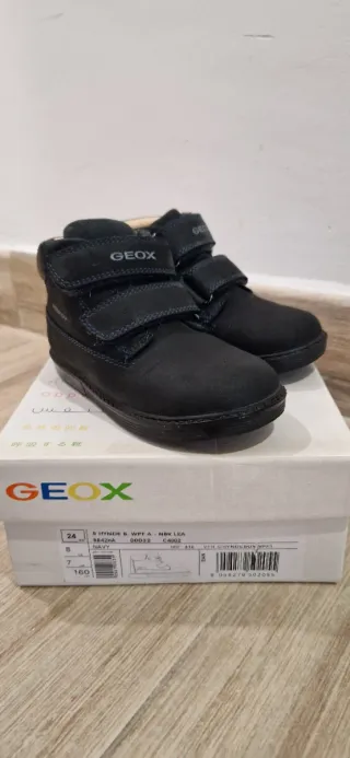 Botas Geox Hynde Niño Talla 24 Azul Marino