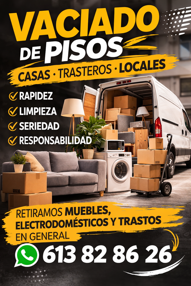 Vaciados de pisos y transporte