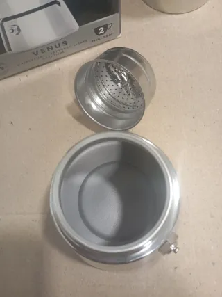 Cafetera Bialetti Venus 2 Tazas Inox