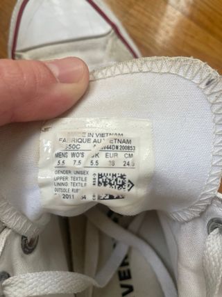 Converse Chuck Taylor caña alta blancas unisex