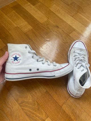 Converse Chuck Taylor caña alta blancas unisex
