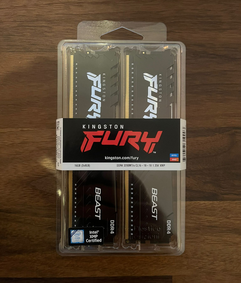 Kingston Fury 16GB DDR4 (2x8GB)