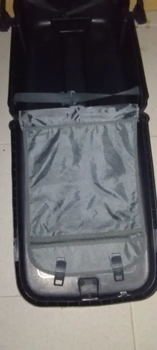 Maleta de viaje negra con ruedas Tallas 50, 35, 20