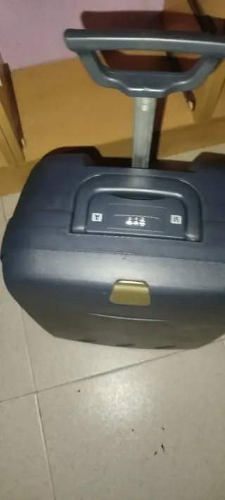 Maleta de viaje negra con ruedas Tallas 50, 35, 20