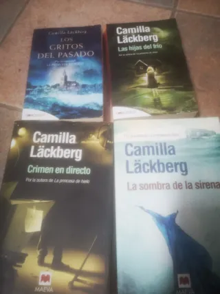4 libros de Camila lackberg