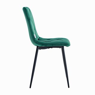 Silla Helsinki Esmeralda Negro