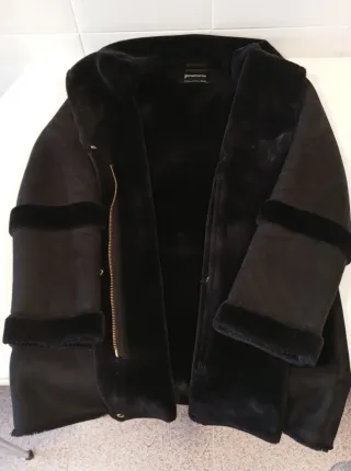 Chaqueta Stradivarius Negra Mujer