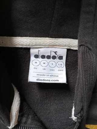 Sudadera Diadora con capucha Talla M