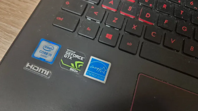 Portátil ASUS ROG Negro/Gris afbeelding 2