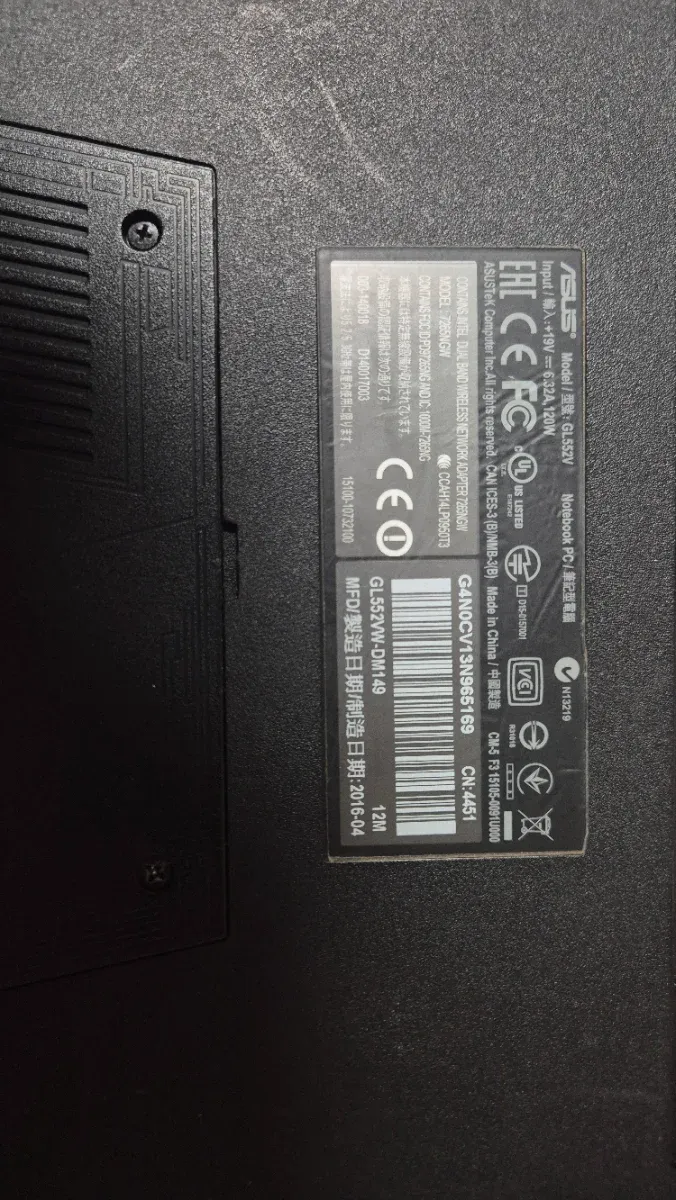 Portátil ASUS ROG Negro/Gris afbeelding 4