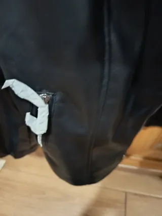 Cazadora Biker Mango Talla XL Mujer