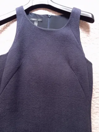 Vestido Mango sin mangas azul