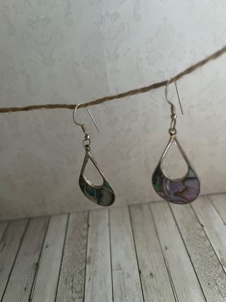 Pendientes Nacarados Plata