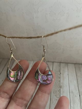Pendientes Nacarados Plata