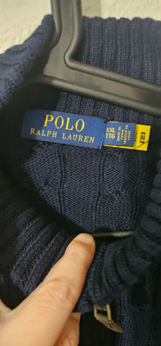 Chaqueta Polo Ralph Lauren Azul Cable Knit