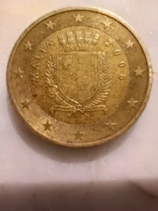 Moneda de Malta estrella F.
