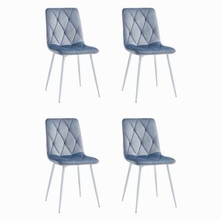 Silla Helsinki Azul Blanca