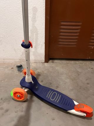 Patinete infantil 3 ruedas con luces