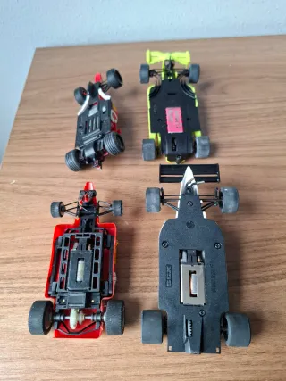 Lote 4 coches F1 Scalextric