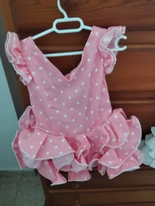 Traje Gitana Niña 0-2 años.  Muy poco uso los 4