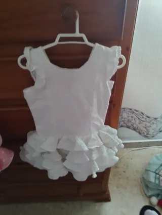 Traje Gitana Niña 0-2 años.  Muy poco uso los 4