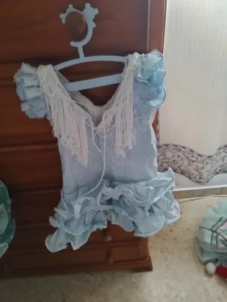 Traje Gitana Niña 0-2 años.  Muy poco uso los 4