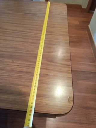 Mesa plegable de madera