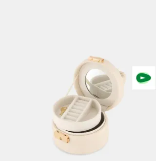 ( NUEVO ) JOYERO DE PIEL Y CON LLAVE