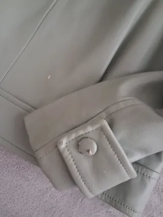 Cazadora Mango Verde Talla XS