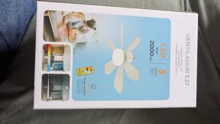 X2 Lámpara Ventilador Techo