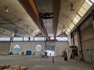 Puente grúa industrial