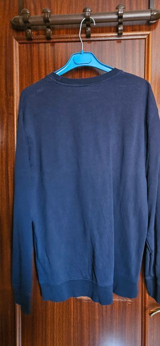 Sudadera azul manga larga