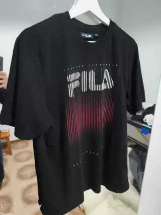 Camiseta Fila Negra Talla M