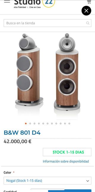 Bowers & Wilkins 801 D4 Altavoces