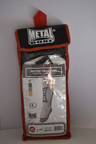 Protecciones Metal Boxe espinillas y pies