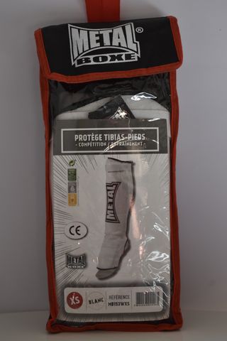 Protecciones Metal Boxe espinillas y pies
