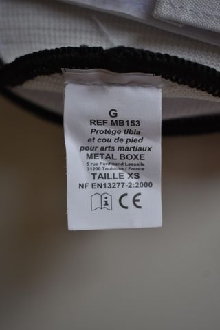 Protecciones Metal Boxe espinillas y pies