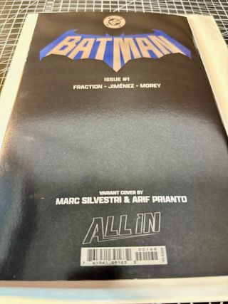 Batman #1 2025 Silvestri Foil Variant DC