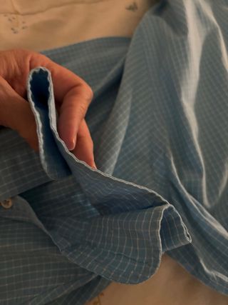 Camisa Brooks Brothers TXXL Cuadros Celestes