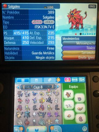Pokémon Ultrasol Nintendo 3DS Juego + eventos