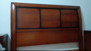 Muebles de cuarto de madera con espejo