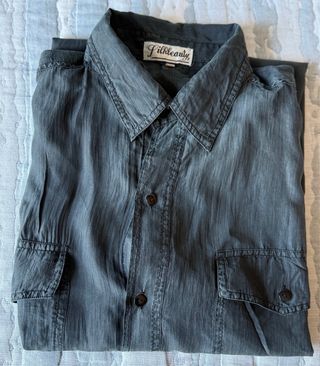 Camisa súper fresca, caballero, Seda.