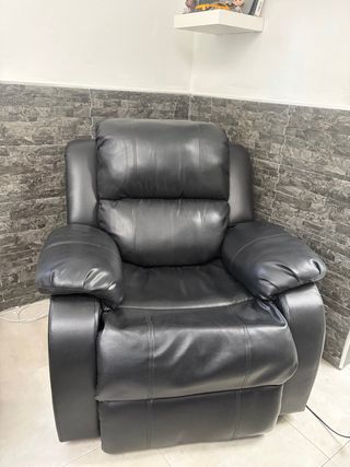 Poltrona relax e massaggio nera