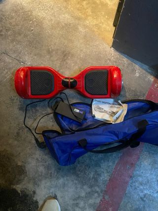 Hoverboard Rojo con Cargador y Bolso