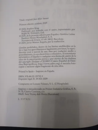 Después del anochecer (Stephen King)