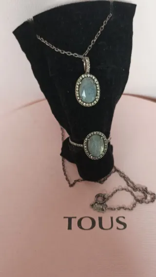 Conjunto  tous de plata Dinah