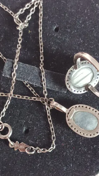 Conjunto  tous de plata Dinah