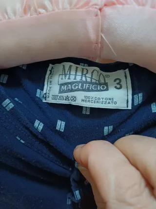 Set 2 maglie pigiama uomo blu