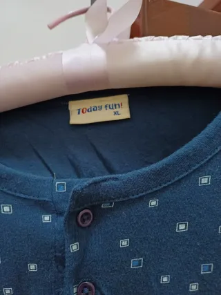 Set 2 maglie pigiama uomo blu